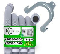 Tubo Desague Lavadora y Lavavajillas 2,5 m Ø 19/22 mm 2803800500 para Beko