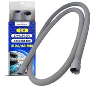 Tubo Desague Lavavajillas 2 m Tiene el Código Original 1740160300 1740161400 para Beko 481253029419 para Whirlpool C00313336 para Indesit 32X2331 para Fagor - Garantía de 10 Años - MONTERAL
