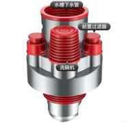 Tubo Desagüe Cocina Multi Conexión para Lavabo Bidé Electrodomésticos - Sifón Flexible Extensible Corte para fácil 114x50mm