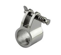 Tubo deslizante de acero inoxidable 316 para montaje superior, extremo de ojo, resistente a la mandíbula, accesorios de yate, abrazadera superior, monitor de calcomanía de acero inoxidable, mandíbula