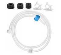 Tubo dispensador de jabón, kit de grifo de extensión, manguera debajo del mostrador, tubo a prueba de deformación, adaptador de jabón para fregadero, accesorio de lavado de baño, juego de manguera de