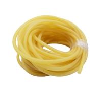 Tubo elástico de látex natural, La tubería del hueco del látex de goma tube tamaños múltiples multicolores for el hogar(Yellow,3METERS*2MM*5MM)