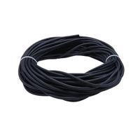 Tubo elástico de látex natural, Tubería de caucho de látex natural 1 metro Multicolor Múltiples tamaños(Black,1METER*2MM*4MM)