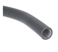 Tubo eléctrico Kalitec de 10 m, 750 N, NW 32, AD 32 mm, ID 24,4 mm, gris, ignífugo, para interiores, exteriores, puesta a tierra, hormigón, resistente a la presión, protección de cables y control de