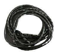 Tubo en Espiral para Cables, Funda organizadora en Espiral for Cables de PE, 5 Metros, 4-25 mm, Multicolor(Black Color,18mm Inside Diameter)