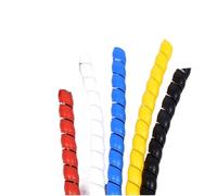 Tubo en Espiral para Cables, Organizador de Cables con Protector en Espiral, PP Multicolor, 8-42 mm, 1 Metro(Yellow,16mm Inside Diameter)