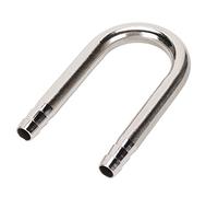 Tubo en Forma de U para Acuario Resistente a la Corrosión, Conexión para Tanque de Peces para Cambios de Agua, Acero Inoxidable Inoxidable para Acuarios Grandes o Pequeños, 3/8 Pulgadas (2