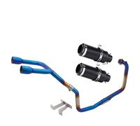 Tubo Enlace Delantero Acero Inoxidable Para Escape Motocicleta 50,8mm Para Suzuki GSX150R GSXR150 GSX-S150 GSX S150(TYPE-I)