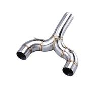 Tubo Enlace Escape Moto Compatible Con Benelli Para TNT600 Para BN600 2017-2018 Codo Para Escape Tubo De Enlace Medio 51 Mm Tubo De Conexión De Para Escape De Motocicleta De Acero Inoxidable