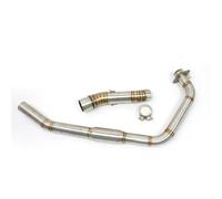 Tubo Enlace Escape Moto Compatible Con CB300R Para CBR300 Sistema De Codo De Para Escape De Motocicleta Slip-On Tubo De Enlace Central Delantero Racing 51MM Accesorio De Motocicleta