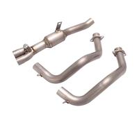 Tubo Enlace Escape Moto Compatible Con CB500X 2019 2020 2021 Sistemas Para Escape Motocicleta Silenciador Tubo Enlace Central Delantero Silenciador Para Escape Reinstalación Cola De Motocicleta