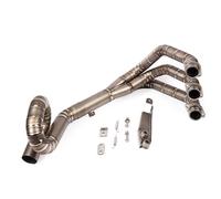 Tubo Enlace Escape Moto Compatible Con Yamaha Para FJ09 Para TRACER 900 2015-2020 Para Escape De Motocicleta De 51 Mm Para Sistemas De Para Escape Moto Slip On Codo De Tubo De Enlace Delantero