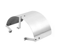 Tubo Entrada Filtro Admisión Aire Cubierta Protección Térmica Filtro Entrada Universal Para Coche Cubierta Filtro Deportivo Cono Frío Para Filtro Cono Para 2,5 "y 3,5" Térmico Cuello(Silver)