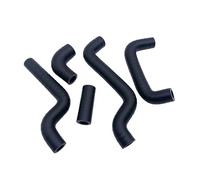 Tubo Entrada Manguera Enfriamiento Silicona Motocicleta Para RS125 RS 125 1996-2011 Kit Manguera Agua Refrigerante Radiador Silicona Performance Pasrt Admisión Aire(Rojo)