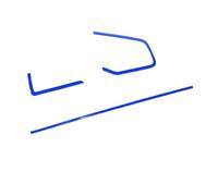 Tubo Entrada Para AUSTIN/Para ROVER Para MINI Para COOPER S/1275 GT Para CLUBMAN -1989 (4 Piezas) Manguera Radiador Silicona Admisión Aire(Azul)