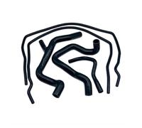 Tubo Entrada Para Ford Para Focus RS MK2 Para MKII Reemplazo Tubo Enfriamiento Radiador Piezas Rendimiento Kit Manguera Agua Radiador Silicona Admisión Aire(Negro)