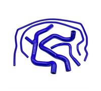 Tubo Entrada Para Ford Para Focus RS MK2 Para MKII Reemplazo Tubo Enfriamiento Radiador Piezas Rendimiento Kit Manguera Agua Radiador Silicona Admisión Aire(Azul)