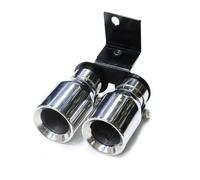 Tubo Escape 1 Pieza Para F30 F31 320i 330i 328i 2017 2018 2019 Puntas De Silenciador De Acero Inoxidable 70MM Boquillas De Escape Del Tubo De Escape Automóvil(Silver 80mm)