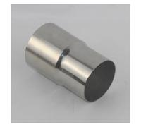 Tubo Escape 57mm 60mm 63mm 66mm 70mm 76mm Diámetro Exterior Junta Reductora Soldada Conector De Tubería De Acero Inoxidable 304 Tamaño Universal Silenciador(OD 54mm-66mm)