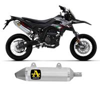 Tubo Escape Arrow Thunder Steel Endcap Aluminio APRILIA RX-SX 125 2021 2024