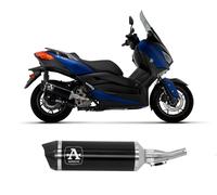 Tubo Escape Arrow Urban Carbon Cap Aluminio Negro YAMAHA XMAX 300 2021 2024