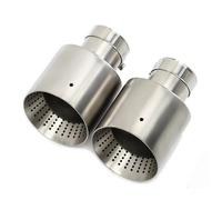 Tubo Escape Automóvil 1 Pieza Para VW Para GTI MK7 Para Golf7 Boquilla 60MM 63mm Punta De Silenciador De Acero Inoxidable Mate De Escape De Coche Punta De Escape(ID60MMOD101MM)