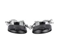 Tubo Escape Automóvil 2 Piezas Para A3, Para A4, Para A5, Para A6, Para A7, RS3, RS4, RS5, RS6, RS7, Punta De Escape De Fibra De Carbono, Silenciador, De Escape.(Bright)