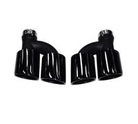 Tubo Escape Automóvil Juego 2 Tubos Escape Traseros Acero Inoxidable Doble Salida Coche, Silenciador Negro, Boquilla 60 Mm, Para A4 Para A5 Para A6 Para A7 S4 S5 S6 S7.(Marrón)