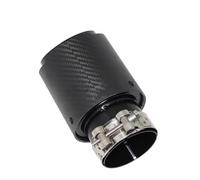 Tubo Escape Automóvil Punta De Escape Fibra Carbono Mate Para E90 E91 2005-2011 E92 E93 2006-2013 Silenciador(57mm-76mm)