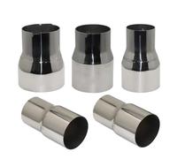 Tubo Escape Automóviles Adaptador Recto Universal Acero Inoxidable Reductor Silenciador Escape para Motocicleta Y Coche Tubo Soldado Varios Tamaños Disponibles Tubo de Escape(O.D 54mm-63mm)