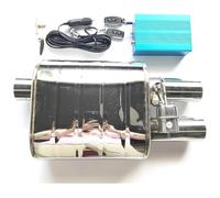 Tubo Escape Bomba Vacío Tubo Escape Automóvil Silenciadores Válvulas Control Remoto Acero Inoxidable Diámetro Universal 51 Mm 63 76(51MM+Vacuum Pump)