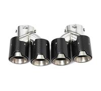 Tubo escape coche 1 Par De Tubos De Escape Cuádruples Para M340i G20 G21 G23 Para M440i G42 Para M240i 2020+ Silenciador Y De Escape Punta de silenciador(Carbon D)