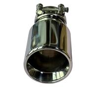 Tubo Escape Coche 1 Pieza De Tubos De Escape De Acero Inoxidable 304, Punta De Escape Plateada Para Coche, Silenciador Para Todos Los Coches.(ID 83MM-OD 114MM)