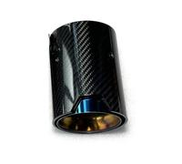 Tubo escape coche 1 Pieza Para E46 E90 E60 F80 F82 F83 F90 Para M2 Para M3 Para M4 Para M5 Boquillas Escape Carbono Puntas Silenciador Tubo de Extremo de Escape(ID 67MM-OD 80MM)