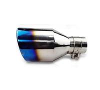Tubo Escape Coche 1 Pieza Silenciador Borde Plano 51,5 MM A 102 MM Salida Tubo Escape Acero Inoxidable Para Modificación Coche(67 IN-102 OUT2)
