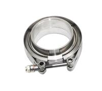 Tubo Escape Coche Abrazadera Banda V Acero Ar 304 Abrazadera Banda V Tubo Escape Abrazadera Banda V Brida Macho Y Hembra Kits Abrazaderas(4 inch 102mm)