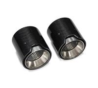 Tubo Escape Coche Coche Punta Escape Fibra Carbono Para F22 F23 M235i M240i F20 F21 M135i M140i(Carbon FiberD)