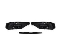 Tubo escape coche Difusor De Parachoques Trasero Con Puntas De Escape Para Q5 Sportback 2020-2023 Punta de silenciador(Negro)
