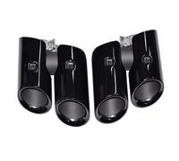 Tubo Escape Coche Tubo De Escape Coche Tubo Para Repuesto Cola Automática Para Macan 2.0t 2019-2024 Punta Silenciador(Black)