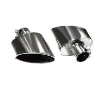 Tubo escape coche Tubo De Escape Para A3 A4 A5 A6 A7 Hasta Para Para RS3 RS4 RS5 RS6 RS7 Boquilla De Escape. Punta Del Silenciador. Punta de silenciador(Silver B)