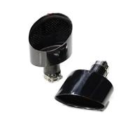 Tubo escape coche Tubo De Escape Para A3 A4 A5 A6 A7 Hasta Para Para RS3 RS4 RS5 RS6 RS7 Boquilla De Escape. Punta Del Silenciador. Punta de silenciador(Black C)