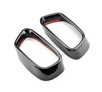 Tubo escape Cubierta Tubo Escape Para Automóvil Garganta Trasera Para Versión Deportiva X5 F15 X6 F16 2014 2015 2016 2017 2018 2019(Negro brillante)
