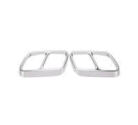 Tubo escape de coche Embellecedor De Salida De Escape Cuádruple Para Mercedes Para Benz CLS W218 2012 2013 2014 2015 2016 2017(Cromo)