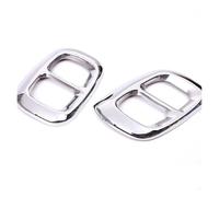 Tubo escape de coche Embellecedores De La Punta Del Tubo De Escape Trasero Para Mercedes Para Benz Clase GLA X156 2015 2016 2017 2018(Plata)
