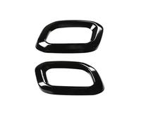 Tubo escape de coche Para Mercedes Para Benz GLC GLS W167 X253 X167 2020 2021 2022 Parachoques Trasero Tapa Salida Escape Moldura Cuadro Punta Silenciador(negro brillante)