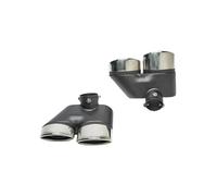 Tubo escape de coche Para Mercedes Para Benz W220 S350 S320 S500 Puntas De Escape Silenciador Tubos De Escape Boquilla De Tubo De Escape