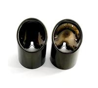 Tubo escape del coche 1 par de boquillas silenciadoras decorativas con punta de tubo de escape de acero inoxidable para F97 X3M, F98 X4M, F95 X5M, F96 X6M Tubo silenciador escape