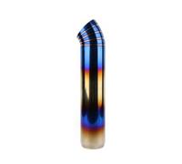 Tubo Escape Del Coche Cola De Silenciador Tubo Escape Coche Acero Inoxidable Universal 63mm-76mm Para Sistemas Carreras Modificados