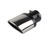 Tubo escape del coche Cubiertas de tubos punta silenciador para escape coche para Alfa para Romeo 147 156 159 Alfetta Berlina Brera Mito para Giulia Milano(Straight)