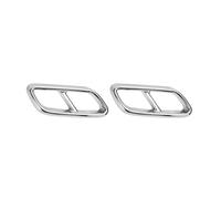 Tubo Escape Del Coche Para Benz Clase C W206 2021 Up ABS Cromado/estilo De Fibra Carbono Accesorios Coche Silenciador Escape Trasero Cubierta Tubo Embellecedor